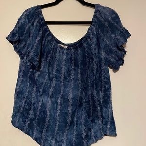 Off shoulder boho blouse